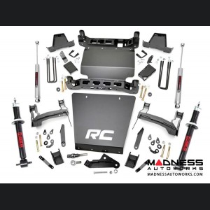 Chevy Silverado 1500 4WD Suspension lift Kit w/ Lifted N2.0 Struts & Rear 2.2 Shocks - 7" Lift - Cast Steel